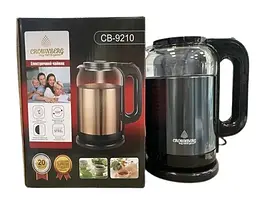 Електрочайник Crownberg CB-9210 2200Вт  1.7л Чорний