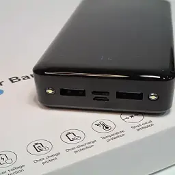 Портативний зарядний пристрій XHC-T82 LCD PD20W+QC3.0 Black 24000mAh - мініатюра 3