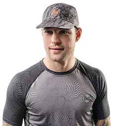 Кепка Buff Pack Run Cap r-city jungle grey Сірий - мініатюра 2
