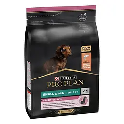 Сухий корм для цуценят дрібних порід із чутливою шкірою Purina Pro Plan Small & Mini Puppy Sensitive з лососем 3 кг 12272619 - мініатюра 2