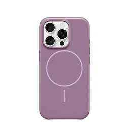 Чохол для iPhone 16e з MagSafe, захисний, глянцевий, з м’якою підкладкою, фіолетовий