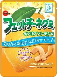Жувальні цукерки Bourbon Fettuccine Gummy Italian Lemon Flavor зі смаком лимона 50 г