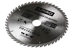 Диск пильний по дереву Apro 210 x 32 мм x 50T - мініатюра 2