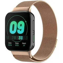 Ремінець DK Metal Milanese Loop Magnetic для Oppo Watch 41mm (rose gold) - мініатюра 3