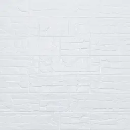 Панель 3D Sticker Wall стінова Камінь 700x770x7 мм пінополіпропілен Білий