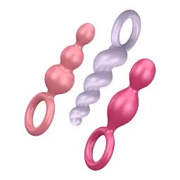 Набір анальних пробок Satisfyer Booty Call 3 шт. (мульти)