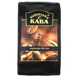 Кава в зернах "Віденська кава" Espresso de lux 500 г