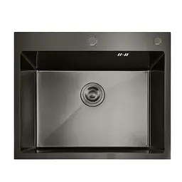 Кухонна мийка Mixxus MH5843 Nano-Black MX1931, Графит