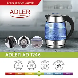Електрочайник Adler AD 1246 - мініатюра 7
