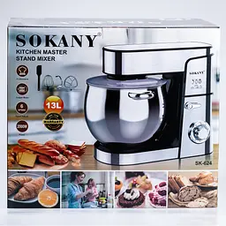 Міксер планетарний - тістоміс Sokany SK-624 - мініатюра 9
