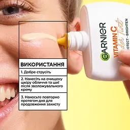Тональний флюїд Garnier Vitamin C Wonder Tint SPF50 Light з вітаміном С для обличчя з фактором захисту SPF50, відтінок світлий 40 мл - мініатюра 9