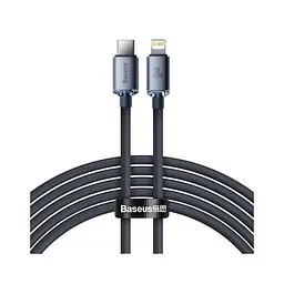 Кабель Baseus Crystal Shine Series Fast Charging Data Cable Type-C to Lightning 20W 2m Black