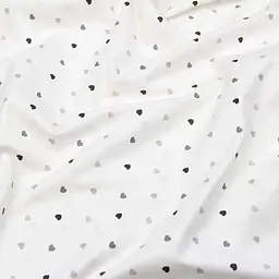Простирадло на резинці Cosas в дитяче ліжечко LOVE CS1 60х120х12 см (LoveGreyBlack_120) - мініатюра 5