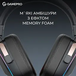 Ігрові навушники GamePro Asgard Valkyria RGB Tri-mode Black (HSW249B) [138322] - мініатюра 7