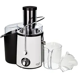 Соковитискач Adler AD 4128 black matte 1000Вт/ контейнер для соку-1л/ контейнер для м'якот-2л/і чорн - мініатюра 3