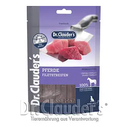 Ласощі для собак Dr.Clauder's Horse Filet Strips з кониною