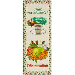 Чай Карпатський Чай Обліпиховий 40 г (20 шт. x 2 г) - мініатюра 3