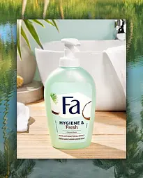 Рідке мило Fa Hygiene & Fresh з антибактеріальним ефектом та ароматом кокосу, 250 мл - мініатюра 2