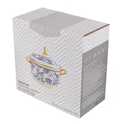 Каструля емальована Elmani Butterfly з кришкою 16 см 2.1 л (763-027) - мініатюра 3