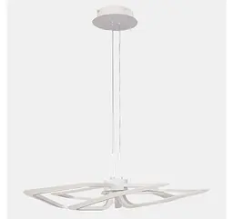 Біла компактна підвісна LED люстра з 5 контурами Artlight 2406-5DS-WH - мініатюра 3