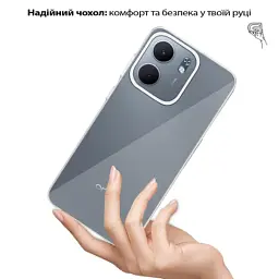 Чохол до мобільного телефона BeCover Silicone Oppo A5x 4G/5G Transparent (713789) - мініатюра 4