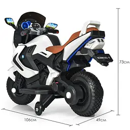 Дитячий електромобіль-мотоцикл Bambi Racer M 3681AL-1 до 60 кг - мініатюра 2