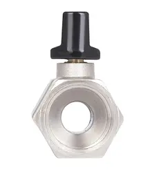 Кран кульовий міні Thermo Alliance Forte 1/2" ВВ прямий, півметелик SF265W15 - мініатюра 4