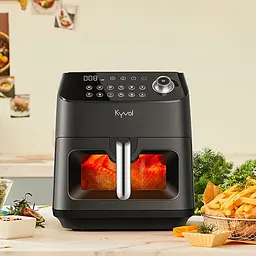 Мультипіч Kyvol AF600 1350Вт/чаша керамічна 5.7л/програм:12/сенсорне керування/таймер/чорна - мініатюра 8