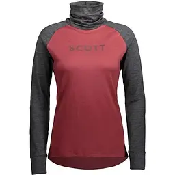 Термокофта Scott W Defined Neck Merino Dark Grey/Red M (1081-283805.7051.007)