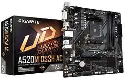 Материнська плата Gigabyte A520M DS3H AC (A520M DS3H AC) (Socket AM4, AMD A520, Micro-ATX) - мініатюра 5