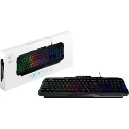 Клавіатура MSI Forge GK100 UA Black (S11-04UA221-HH9) [135196] - мініатюра 9