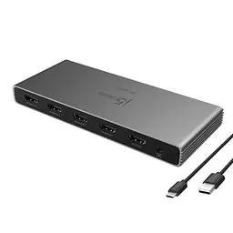 Перехідник j5create HDMI сигналу JDSH814-N, на 4 порти HDMI v. 2.1 (JDSH814-N) - мініатюра 4