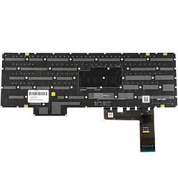 Клавіатура для ноутбука LENOVO (Legion: S7-16), рус, чорна, без фрейма, підсвітка клавіш (RGB)