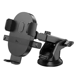 Автотримач для телефону HOCO H19 Mighty one-button car holder(center console) чорний 6942007601580
