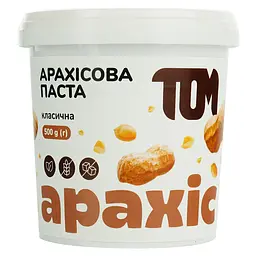 Паста TOM Класична арахісова 500 г (943022)