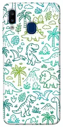 TPU чохол Demsky Dino pattern для Samsung Galaxy A20 / A30