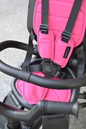 Велосипед складаний триколісний дитячий Qplay Nova+ Rubber Floral Pink (S700-13Nova+FloralPink) - мініатюра 5