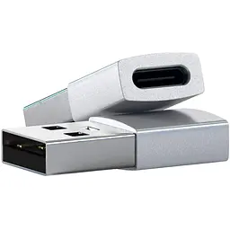 Адаптер Satechi Type-A to Type-C Adapter Silver (ST-TAUCS) - мініатюра 3