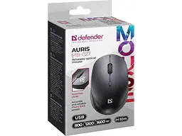 Миша Defender Auris MB-027 Black (52027) - мініатюра 5