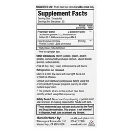 Пробіотик з ферментами Kyolic Kyo Dophilus Enzyme+Probiotic 60 капсул - мініатюра 4