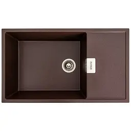 Кухонна мийка Platinum 8650 DIAMOND матова мокко (SP000039167)