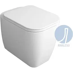 Унітаз підлоговий Simas HE 01 Henges Glossy white, Білий