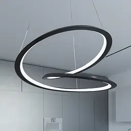 Люстра MJ-Light HELIX D800 4000K BK 12028 - мініатюра 2