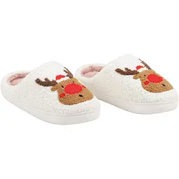 Капці домашні Ardesto Christmas 38/39 розмір білі (ART2538DW)