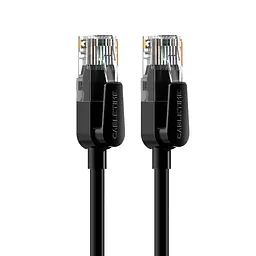 Патч-корд CableTime Cat6 UTP 1000Mbps 250MHz, 15 м, чорний (CN60T)