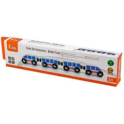 Набір для залізниці Viga Toys Експрес-поїзд (50818) - мініатюра 2