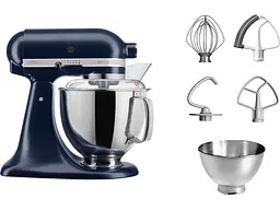 Кухонна машина KitchenAid Artisan 5KSM175PSEIB з відкидним блоком 4.8 л чорнильно-синя - мініатюра 3