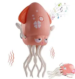 Танцюючий восьминіг Squid Electric Dance музична іграшка для дітей Рожевий - мініатюра 2