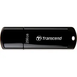 USB флеш накопичувач Transcend 256GB JetFlash 700 Black USB 3.1 (TS256GJF700) - мініатюра 3