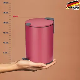 Відро для сміття KELA Mats, пастельно-червоний, 3 л (23618) - мініатюра 4